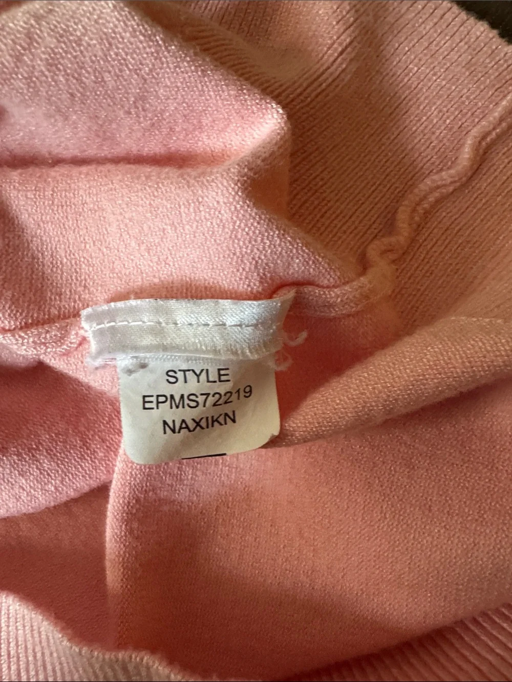 Ellen Tracy Light Pink Button-Front Knit Cardigan - XL - Picture 3 of 5